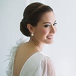 Portrait of the bride at Oriental Residence Bangkok
