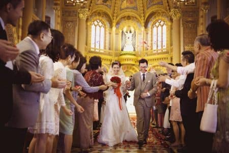 Wedding at Assumption Cathedral Bangkok